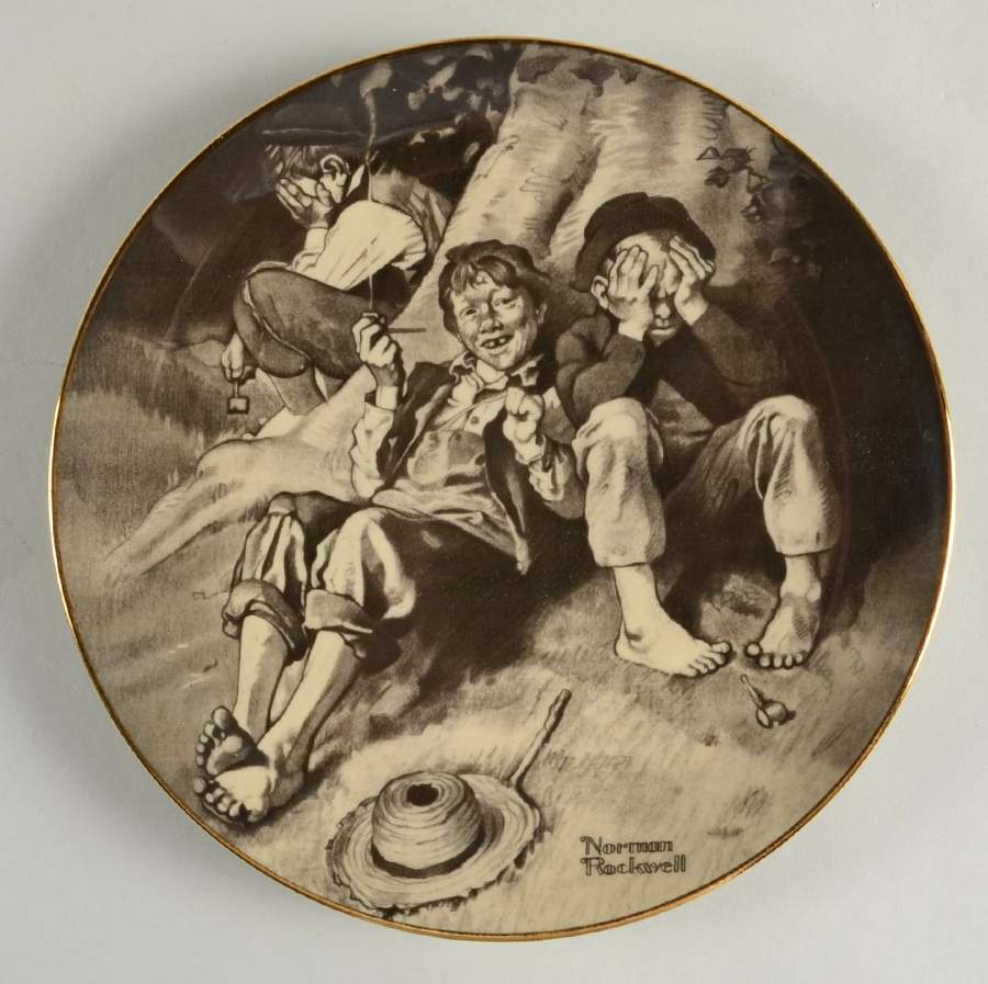 Tom Sawyer Trying A Pipe - No Box by Ridgewood-1