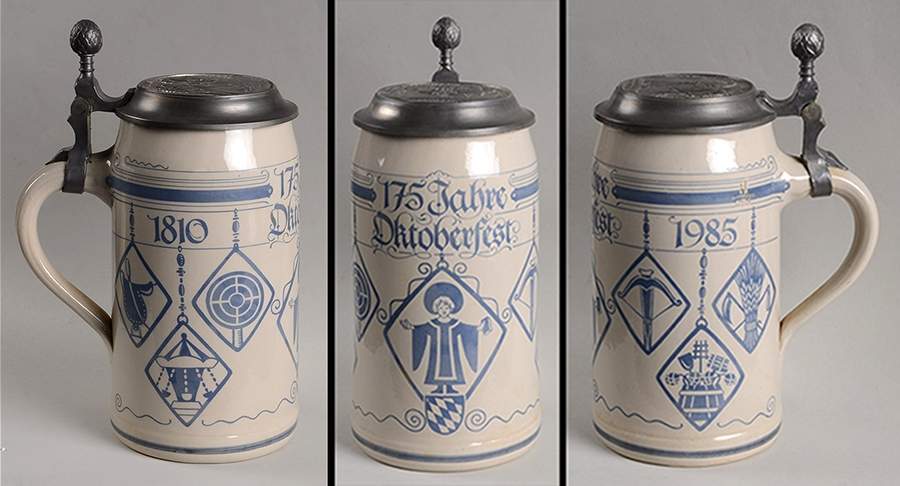 Oktoberfest Jubilee Stein 175 Years Of Octoberfest - With Box by Rastal-1