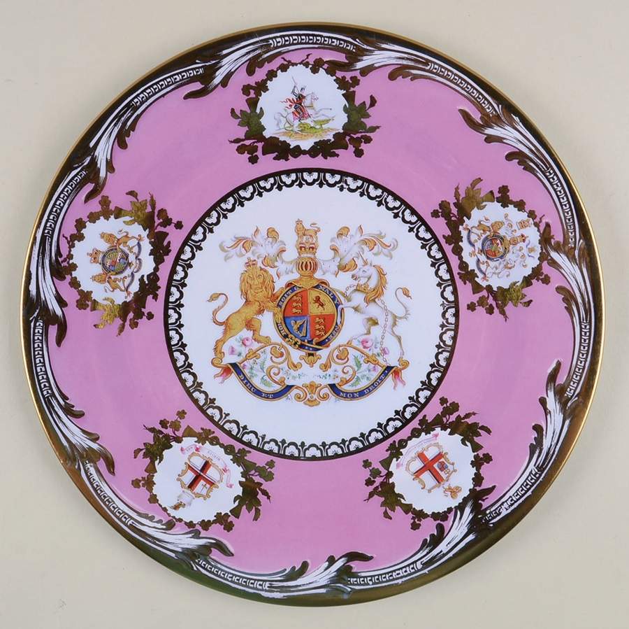 Commemorative Tin Plate Collection Great Exhibition Plate - No Box by Royal Collection-England-1