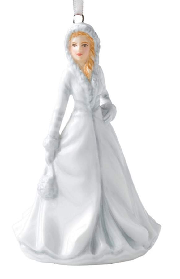 Traditional Christmas Ornaments White Christmas - No Box by Royal Doulton-1