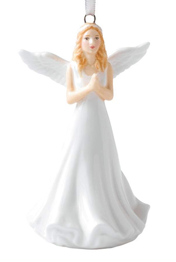 Traditional Christmas Ornaments Angel Blessed - Boxed by Royal Doulton-1