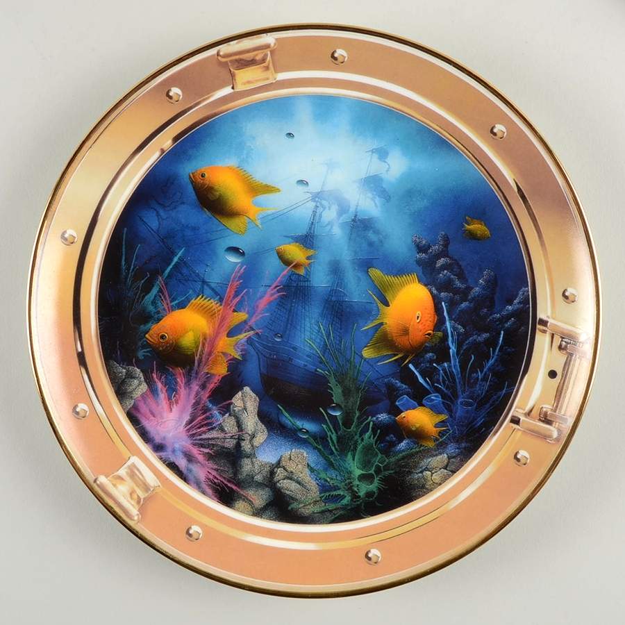 Jewels of the Coral Deep Neptune's Porthole - No Box by Royal Doulton-1