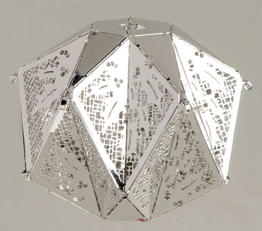 Prism Ornaments Silver Snowflake - Boxed by Reed & Barton-1