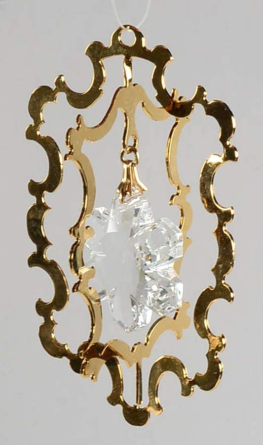 Snow Crystals Ornaments Queen Anne Snow Crystal - Boxed by Reed & Barton-1