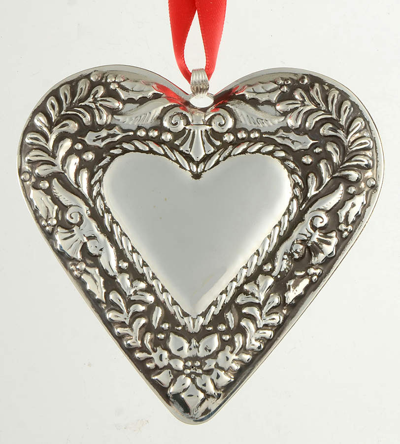 Annual Heart Ornament 2019 Heart 2nd Edition - No Box by Reed & Barton-1