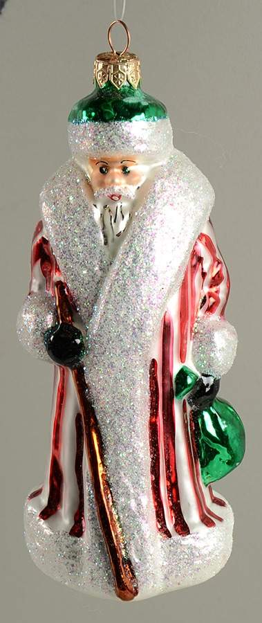 Russian Santa Collection Candy Stripe Russian - Boxed by Christopher Radko-1