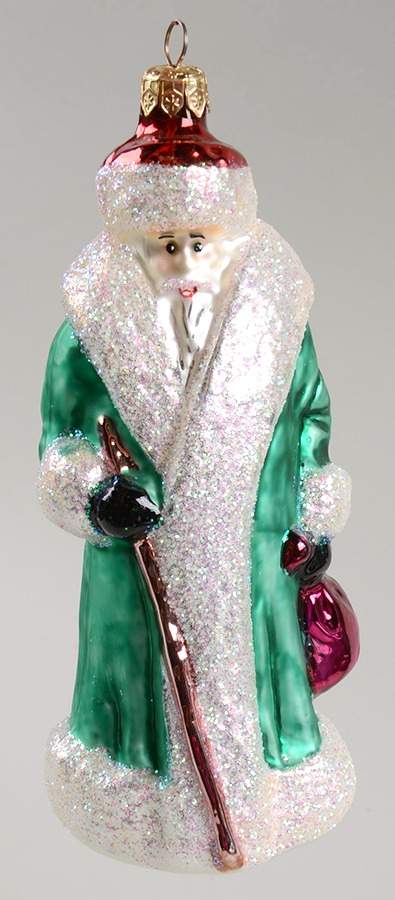 Russian Santa Collection Aqua Russian - Boxed by Christopher Radko-1