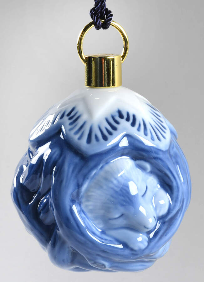 Annual Ornament Hedgehog - Boxed by Royal Copenhagen-1