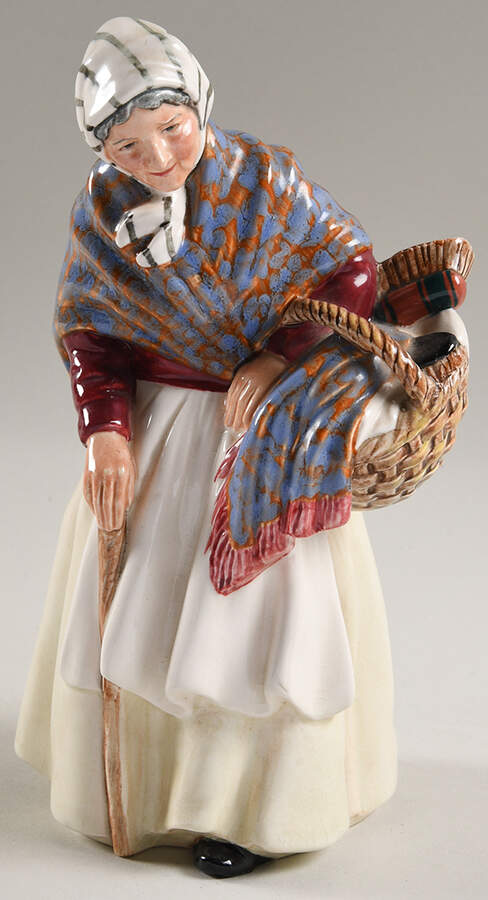 Golden Years Grandma-Blue Shawl - Boxed by Royal Doulton-1