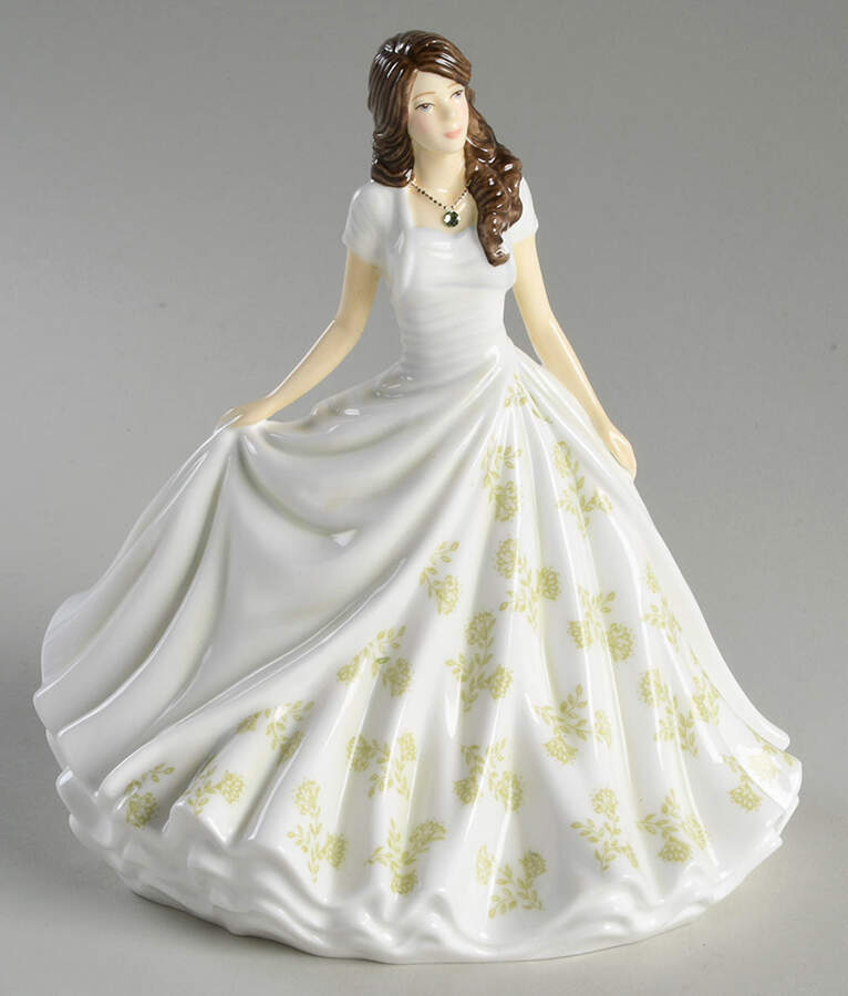 Birthstone Petites-Floral August - Peridot - No Box by Royal Doulton-1