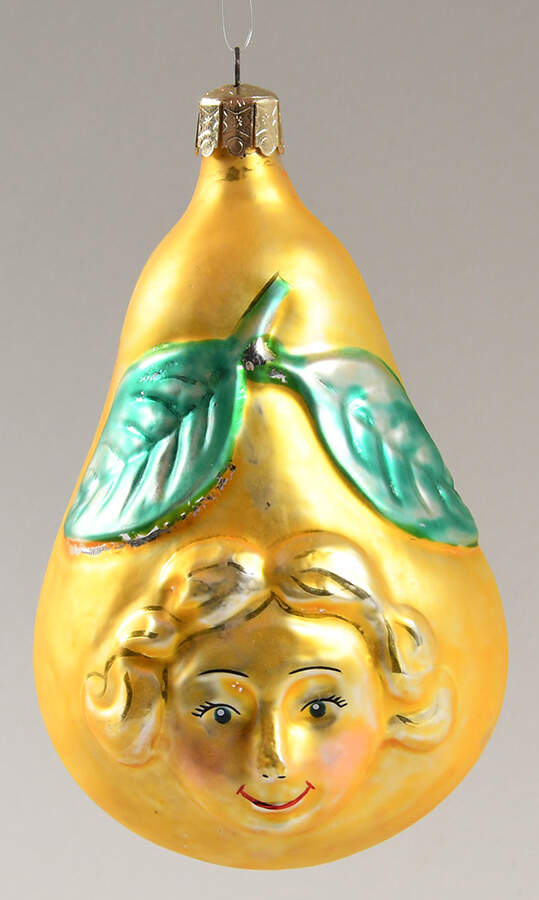 Fruits & Veggies Pear Face - No Box by Christopher Radko-1