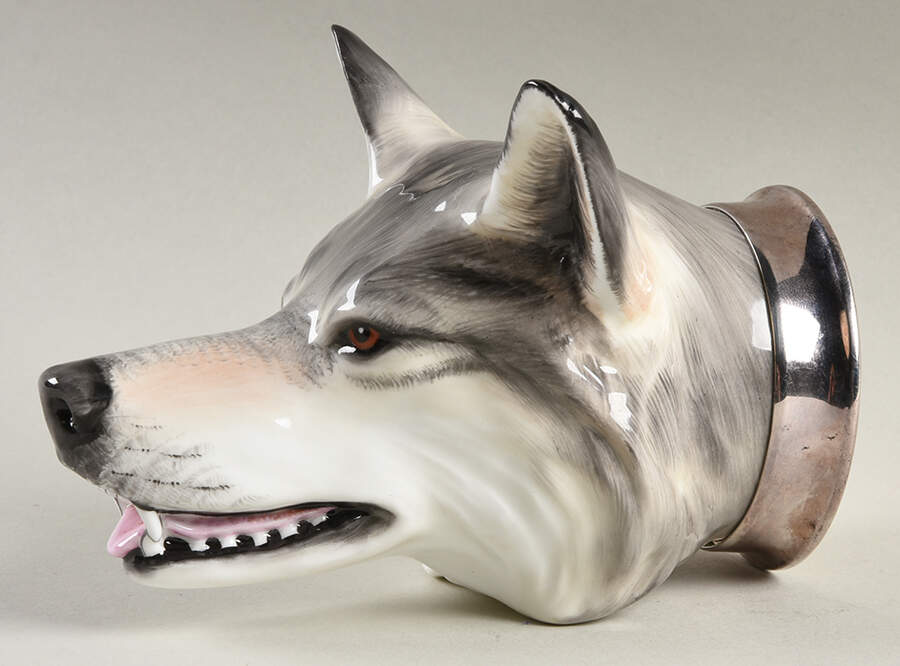 Stirrup Cup Collection Wolf - No Box by Royale Stratford-1
