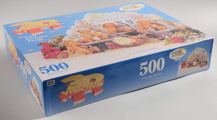 Various Puzzles Cherished Teddies Puzzles- 500 - With Box by Rose Art-1