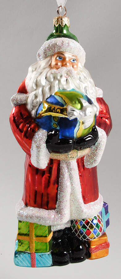 Santas Season Of Peace-Green Hat - No Box by Christopher Radko-1