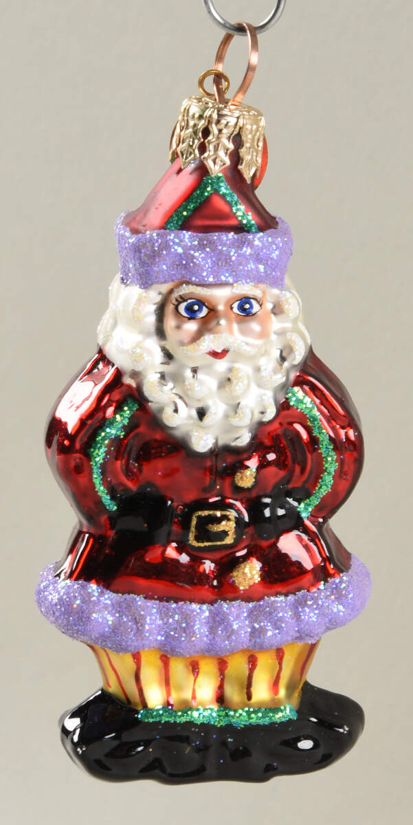Gingerbread Ornaments Ginger Snap Santa Gem - No Box by Christopher Radko-1