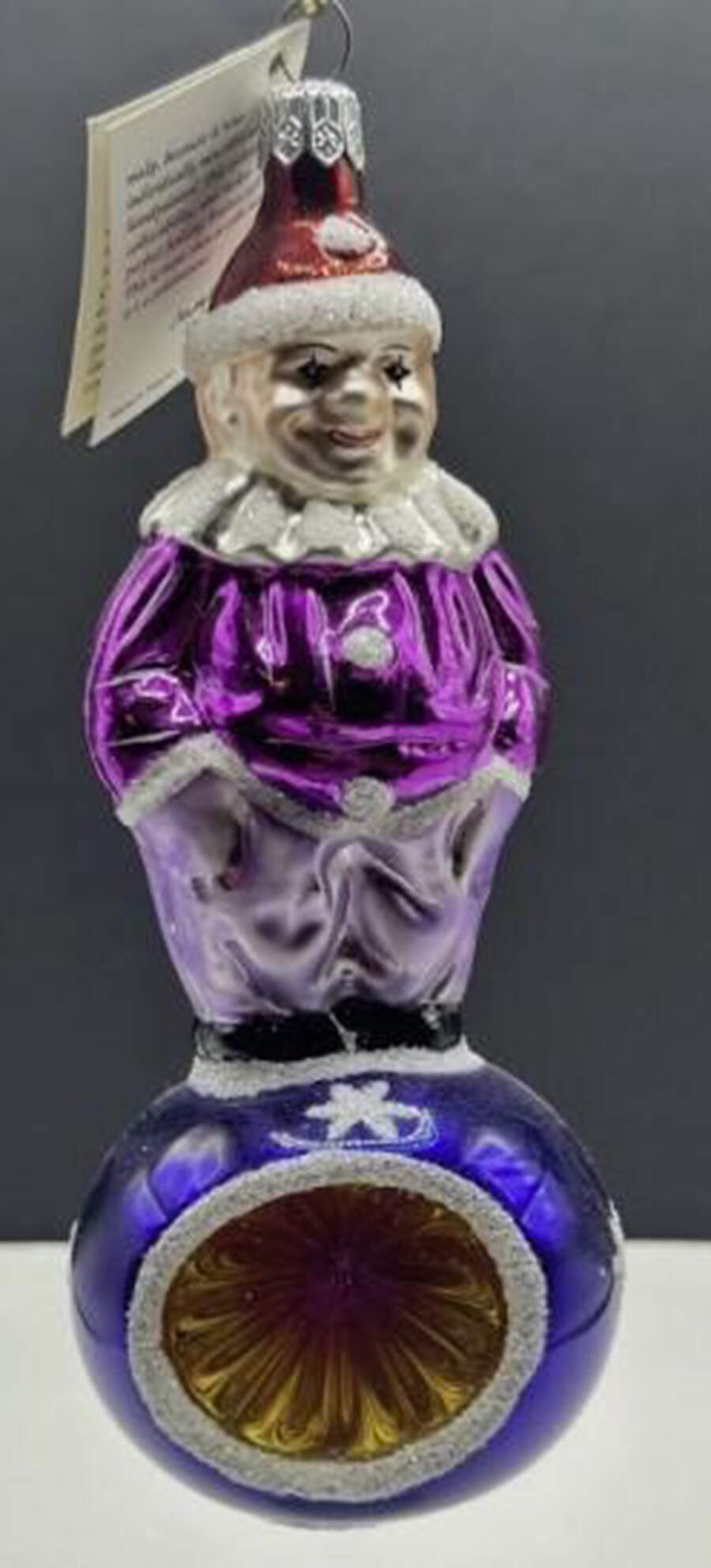 Reflectors (Figural) Jack Clown-Purple/Green Pants - No Box by Christopher Radko-1