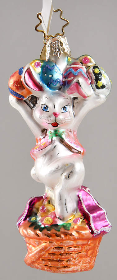 Rabbits & Bunnies Bunny's Basket Bonanza - No Box by Christopher Radko-1