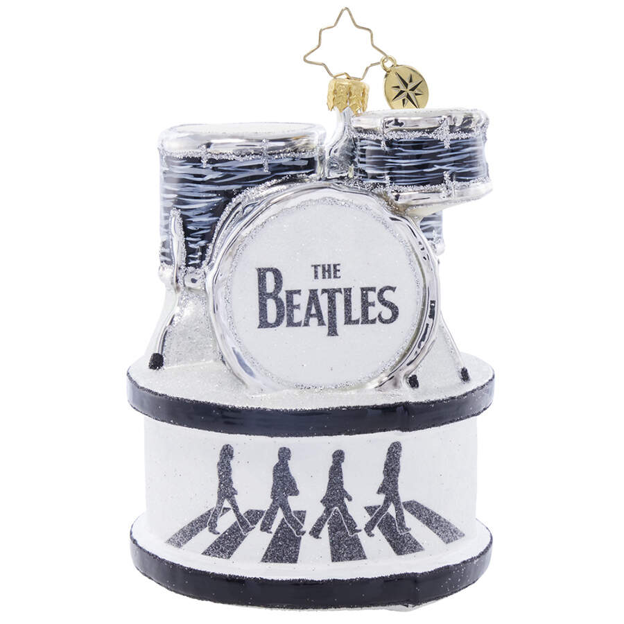 The Beatles Beatles Abbey Road Drum Set - No Box by Christopher Radko-1