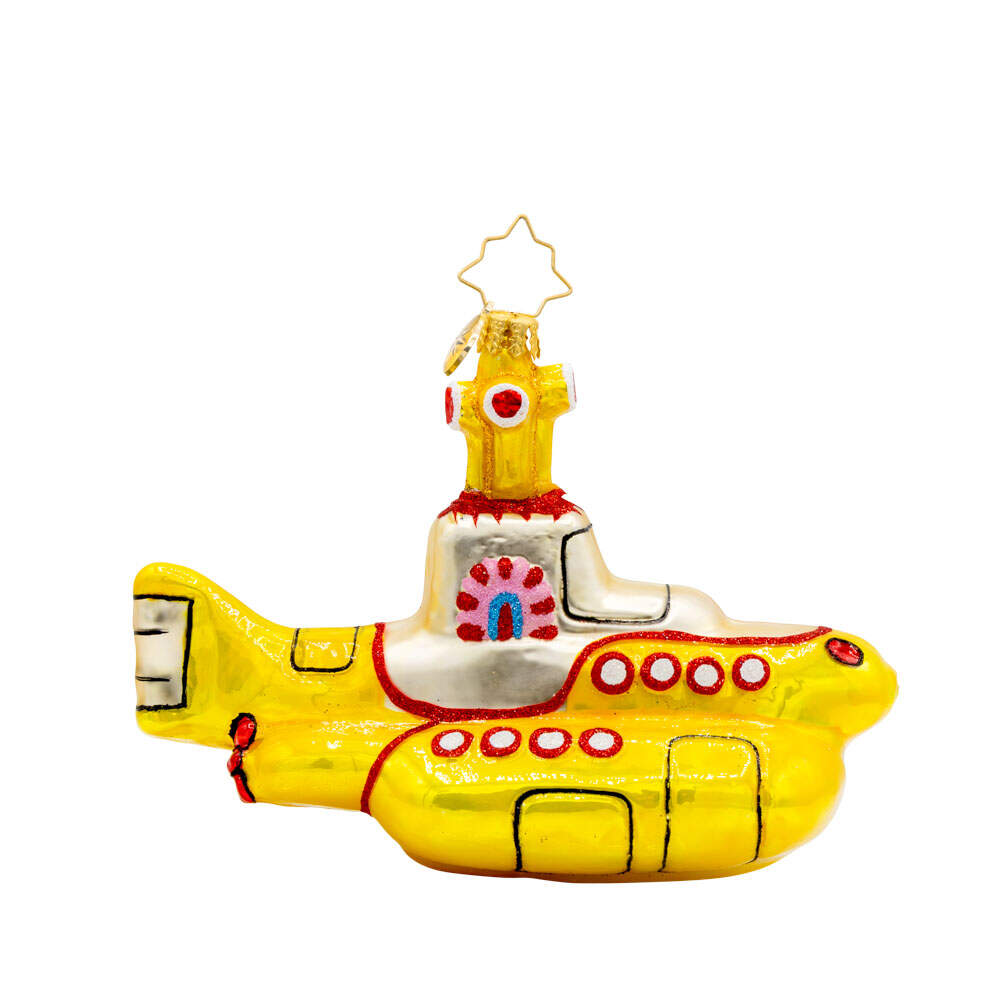 The Beatles All You Need Is This Yellow Submarine - No Box by Christopher Radko-1