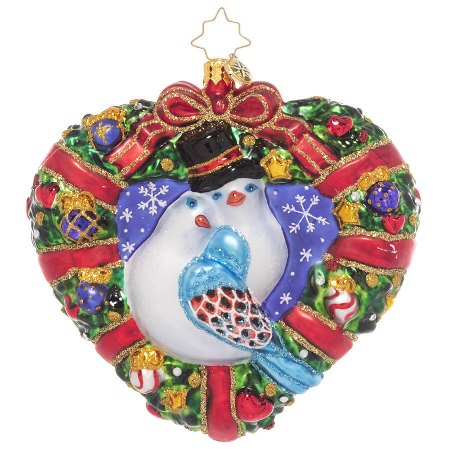 Twelve Days of Christmas 2022 Turtle Dove Love - No Box by Christopher Radko-1