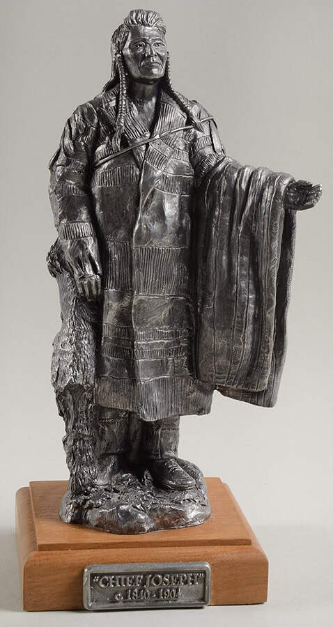 Native American Figurines Chief Josheph 1840-1904 - No Box by Ricker Bartlett Casting Studio-1
