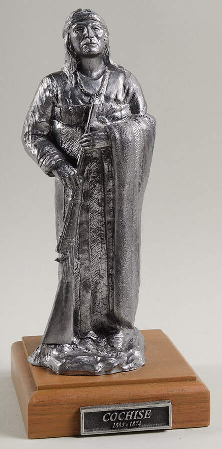 Native American Figurines Cochise 1805-1874 - No Box by Ricker Bartlett Casting Studio-1