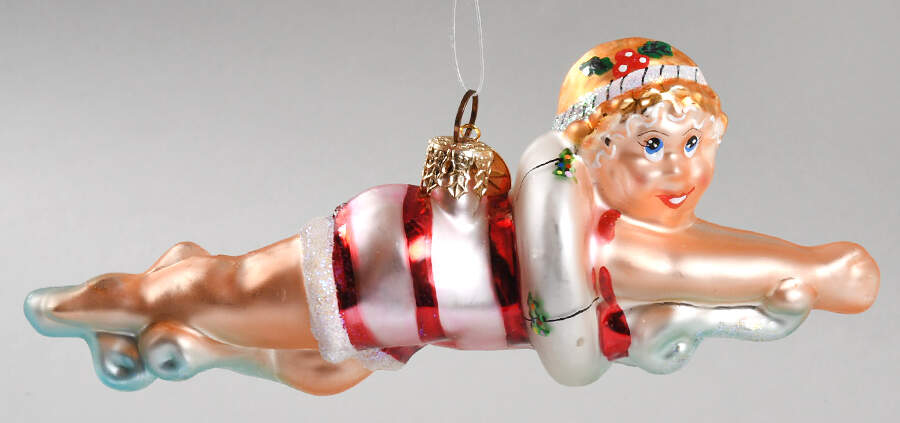 Surf & Sun Ornaments Bathing Beauty - No Box by Christopher Radko-1