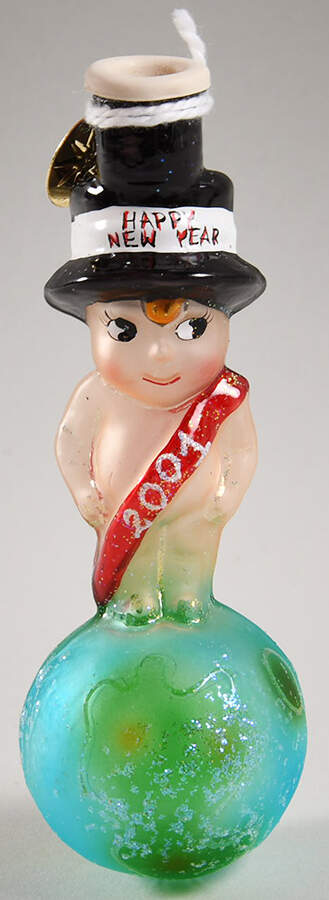 Starlight Gem Ornaments Millennium Munchkin 2001  - No Box by Christopher Radko-1