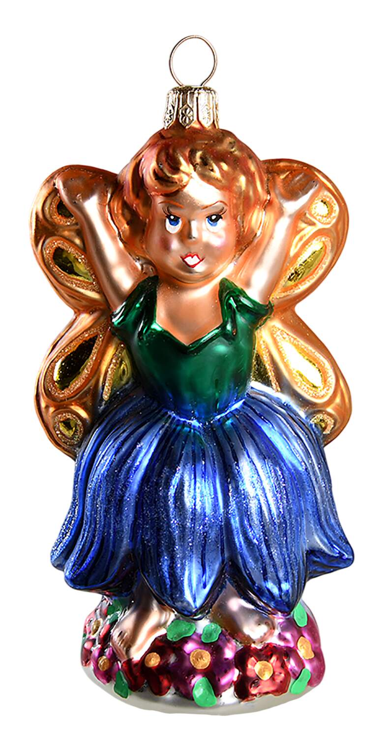 Fantasy & Mythical Flora Belles-Blue Skirt - No Box by Christopher Radko-1