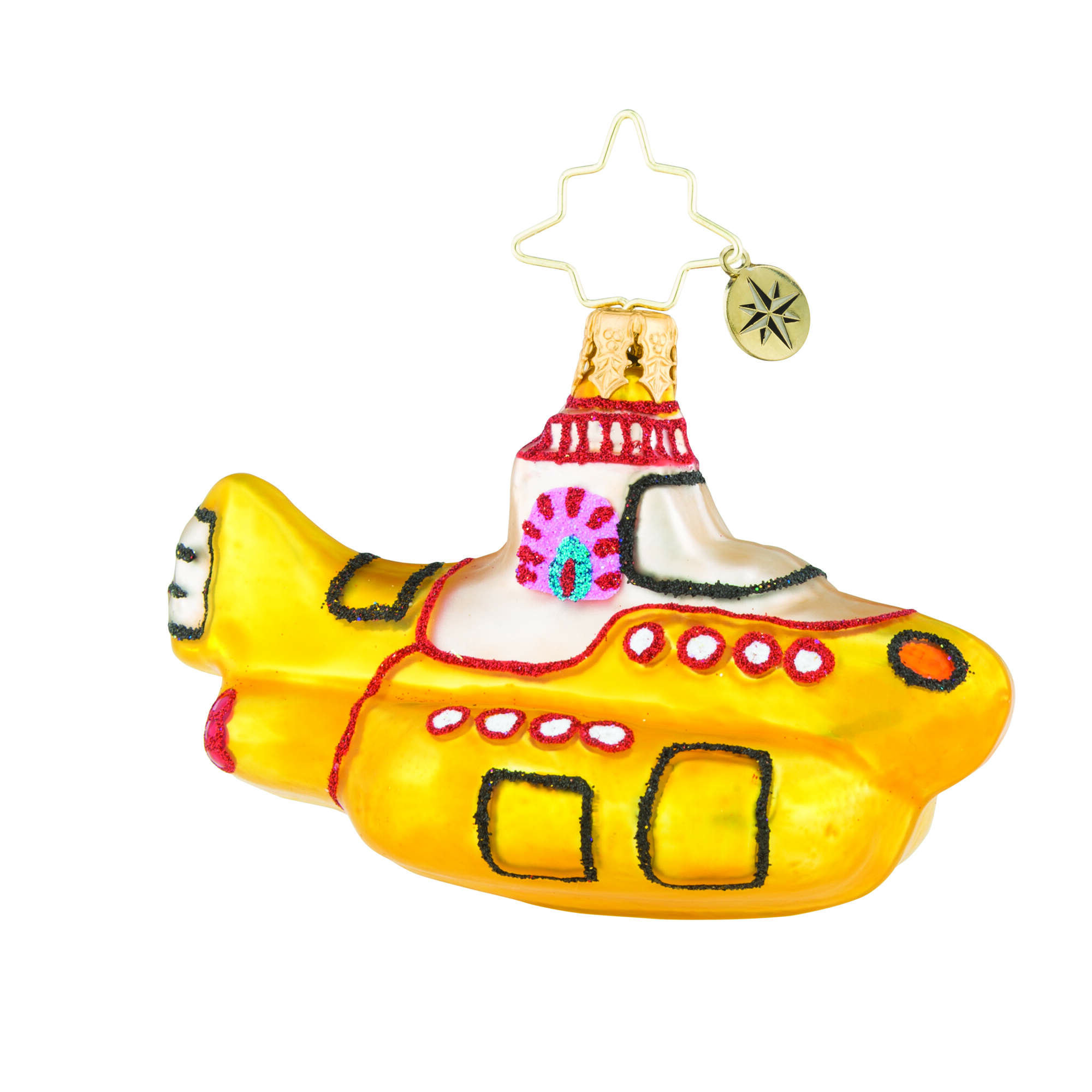 The Beatles Little Gems Yellow Sub Club Gem - No Box by Christopher Radko-1