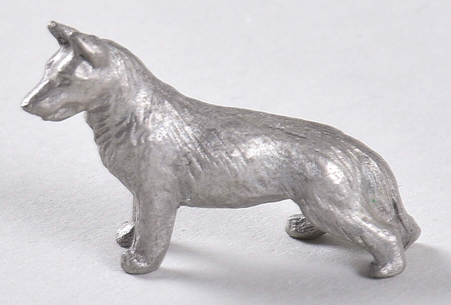 Rawcliffe Pewter Figurine German Shepherd - No Box by Rawcliffe Pewter-1