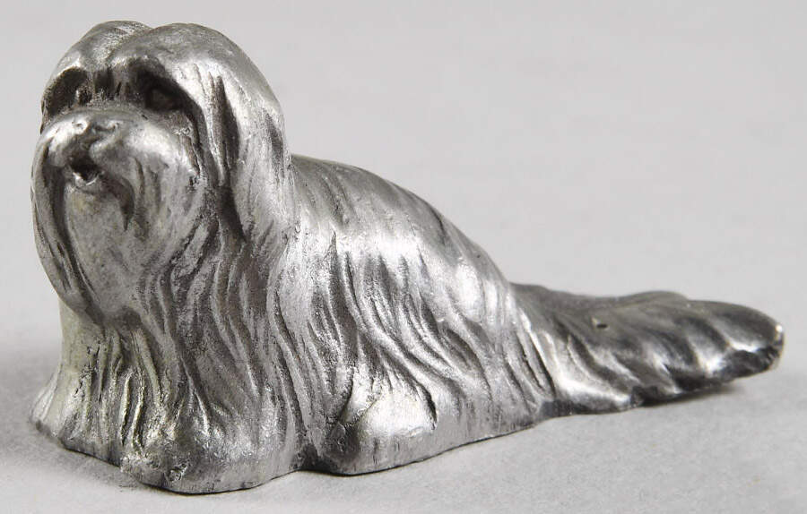 Rawcliffe Pewter Figurine Lhasa  Apso - No Box by Rawcliffe Pewter-1