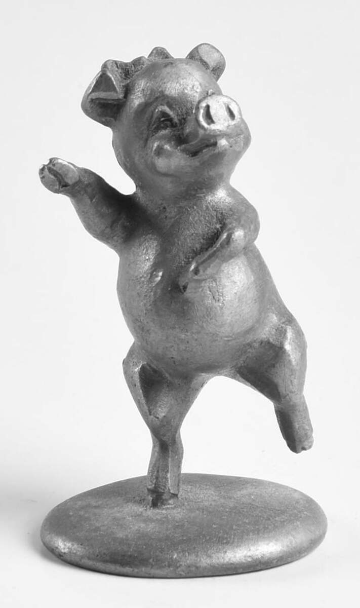 Rawcliffe Pewter Figurine Pig Dancing - No Box by Rawcliffe Pewter-1