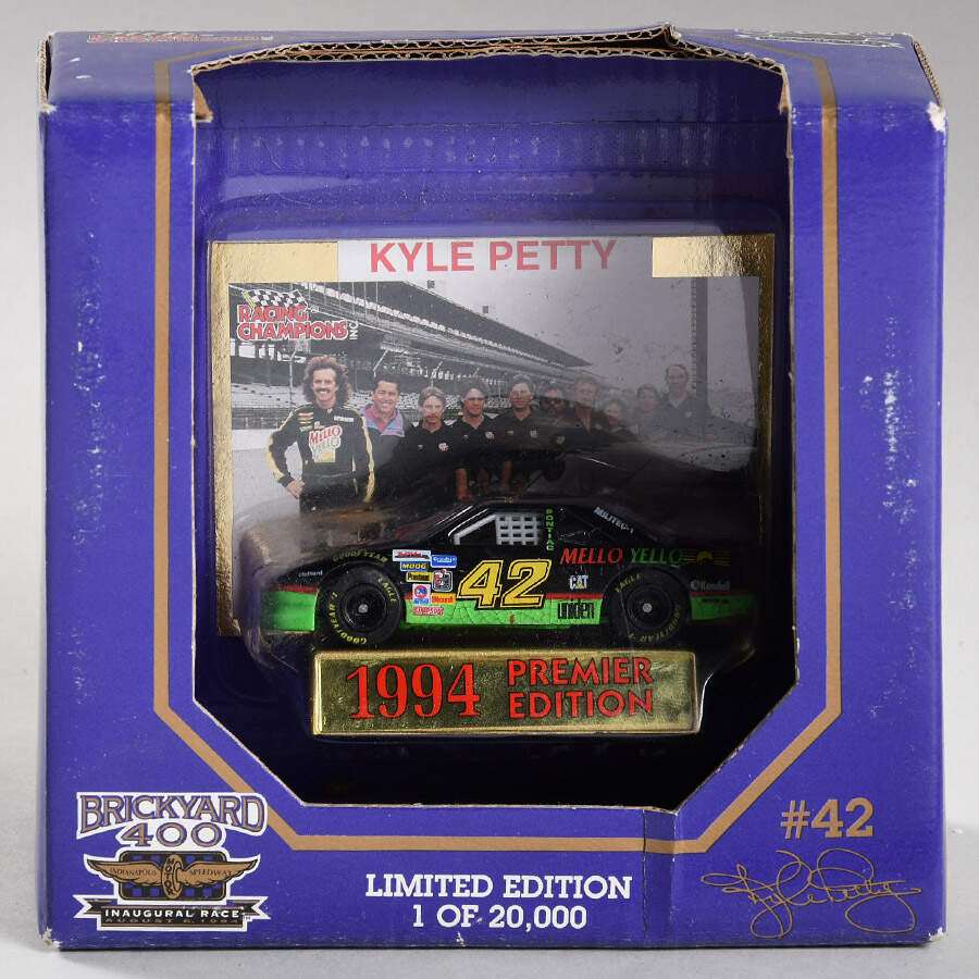 Brickyard 400 Inaugural Race Kyle Petty - Boxed by Racing Champions-1