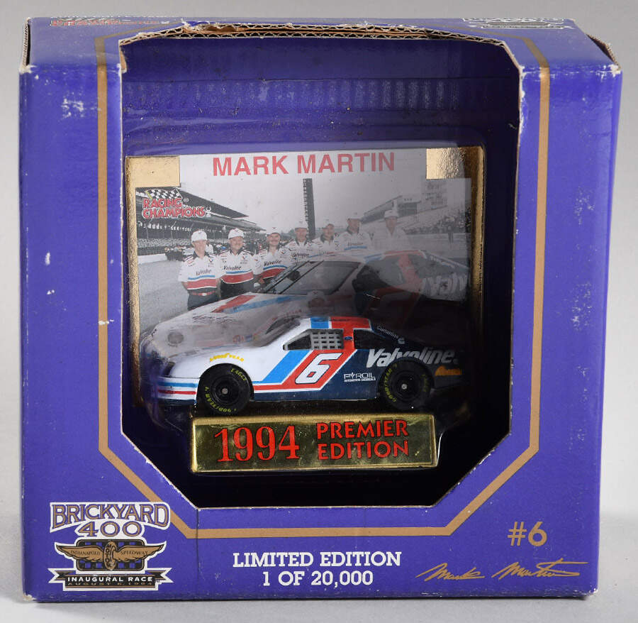 Brickyard 400 Inaugural Race Mark Martin - Boxed by Racing Champions-1