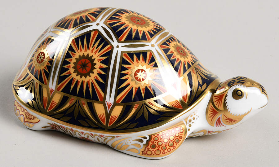 Sinclair's Endangered Species Paperweights Madagascan Tortoise - No Box by Royal Crown Derby-1