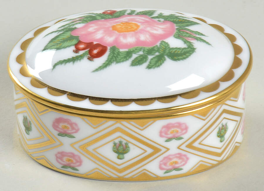 Floral Collection Wild Rose - Medium - Boxed by Royal Crown Derby-1