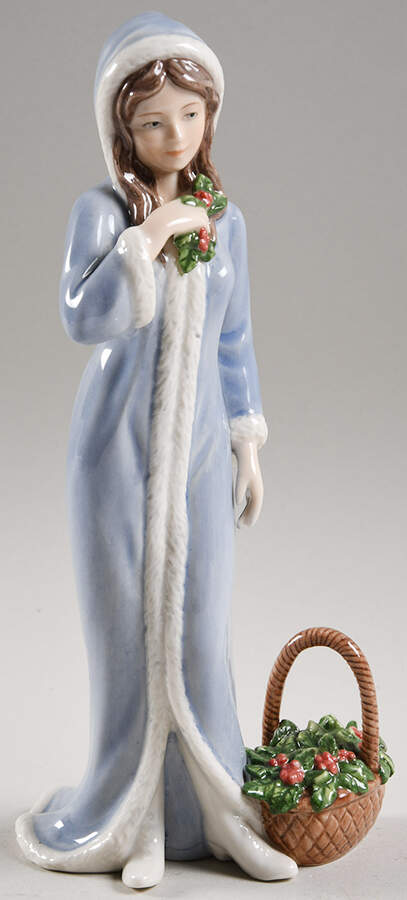 Four Seasons Winter Day-Blue Coat - Boxed by Royal Copenhagen-1