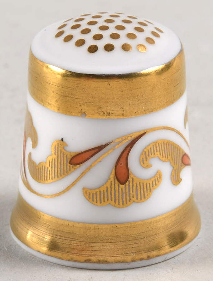 The Historical Thimble Collection Art Deco - No Box by Royal Crown Derby-1