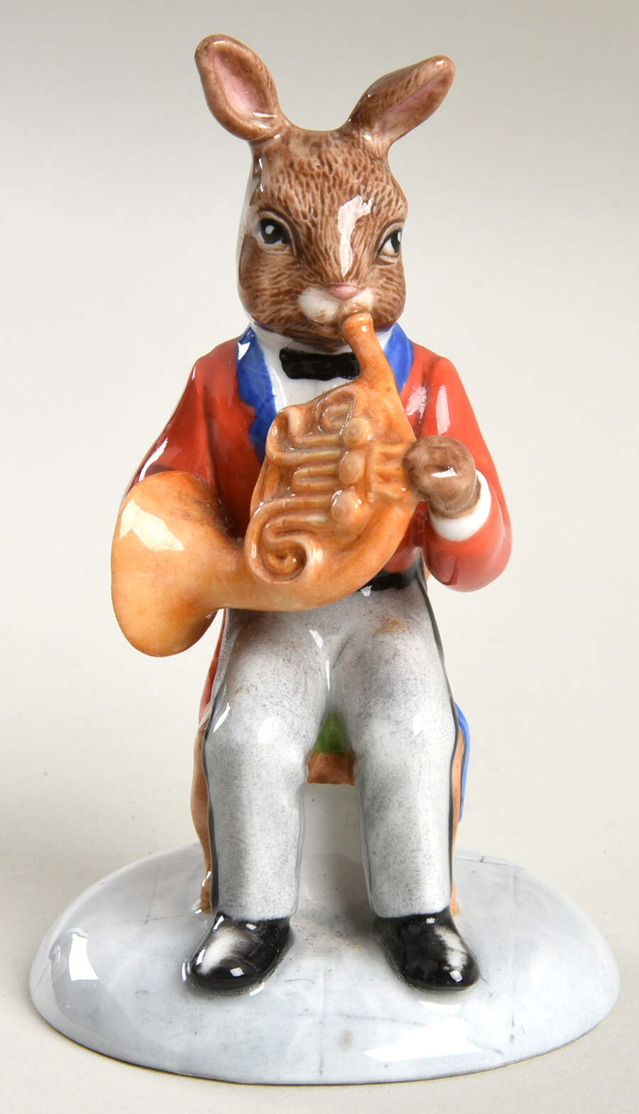 Bunnykins Orchestra French Horn Player - No Box by Royal Doulton-1