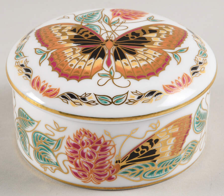 Butterflies of the World Usa-Great Spangled Fritillary - No Box by Royal Crown Derby-1