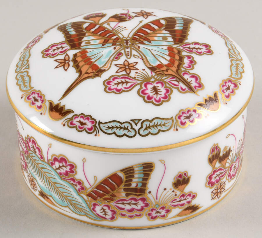Butterflies of the World Eastern-Fivebar Swordtail - No Box by Royal Crown Derby-1