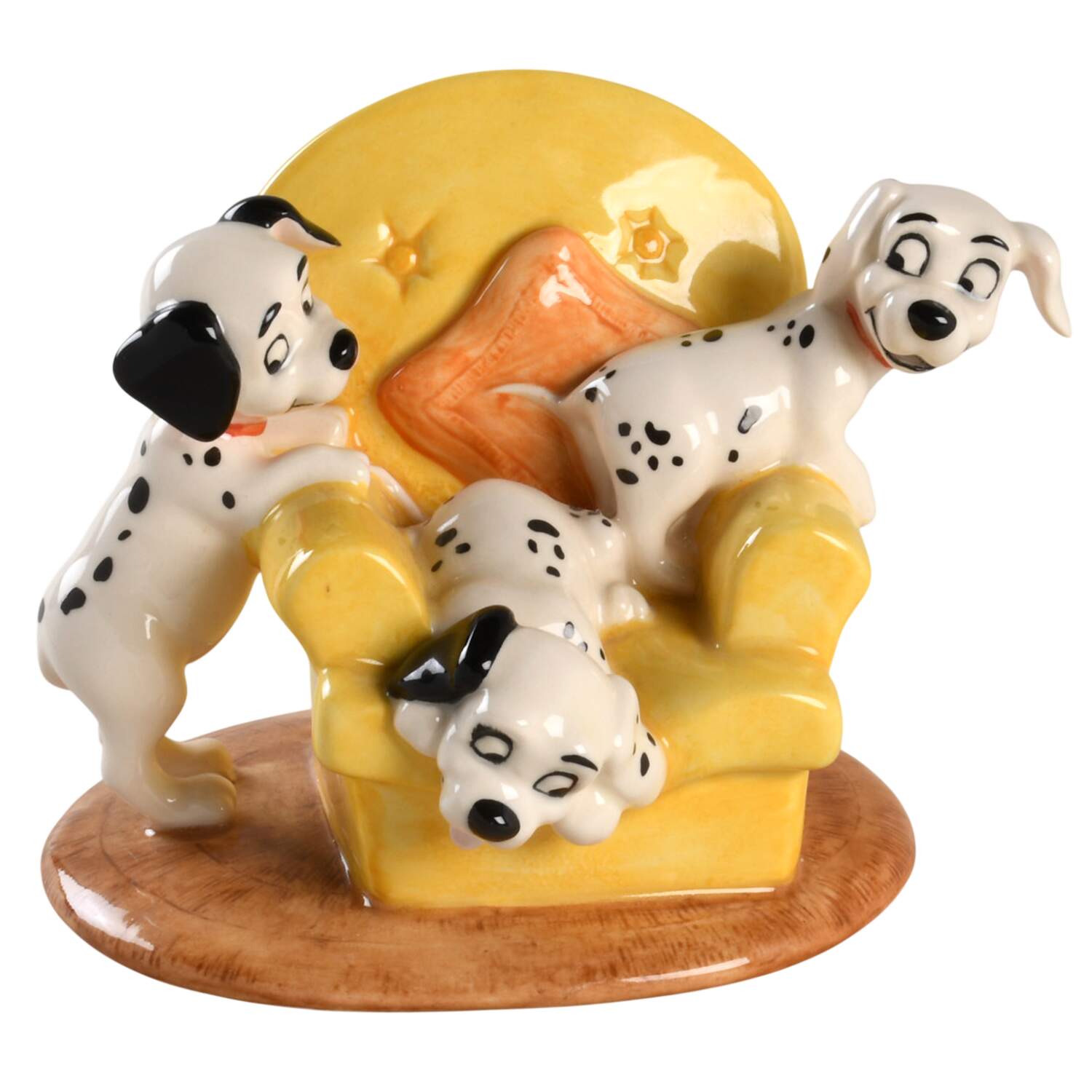 101 Dalmatians Pups In The Arm Chair - No Box by Royal Doulton-1