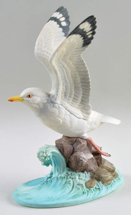 Sadek Bird Figurines Seagull-Wings Up - No Box by Sadek-1