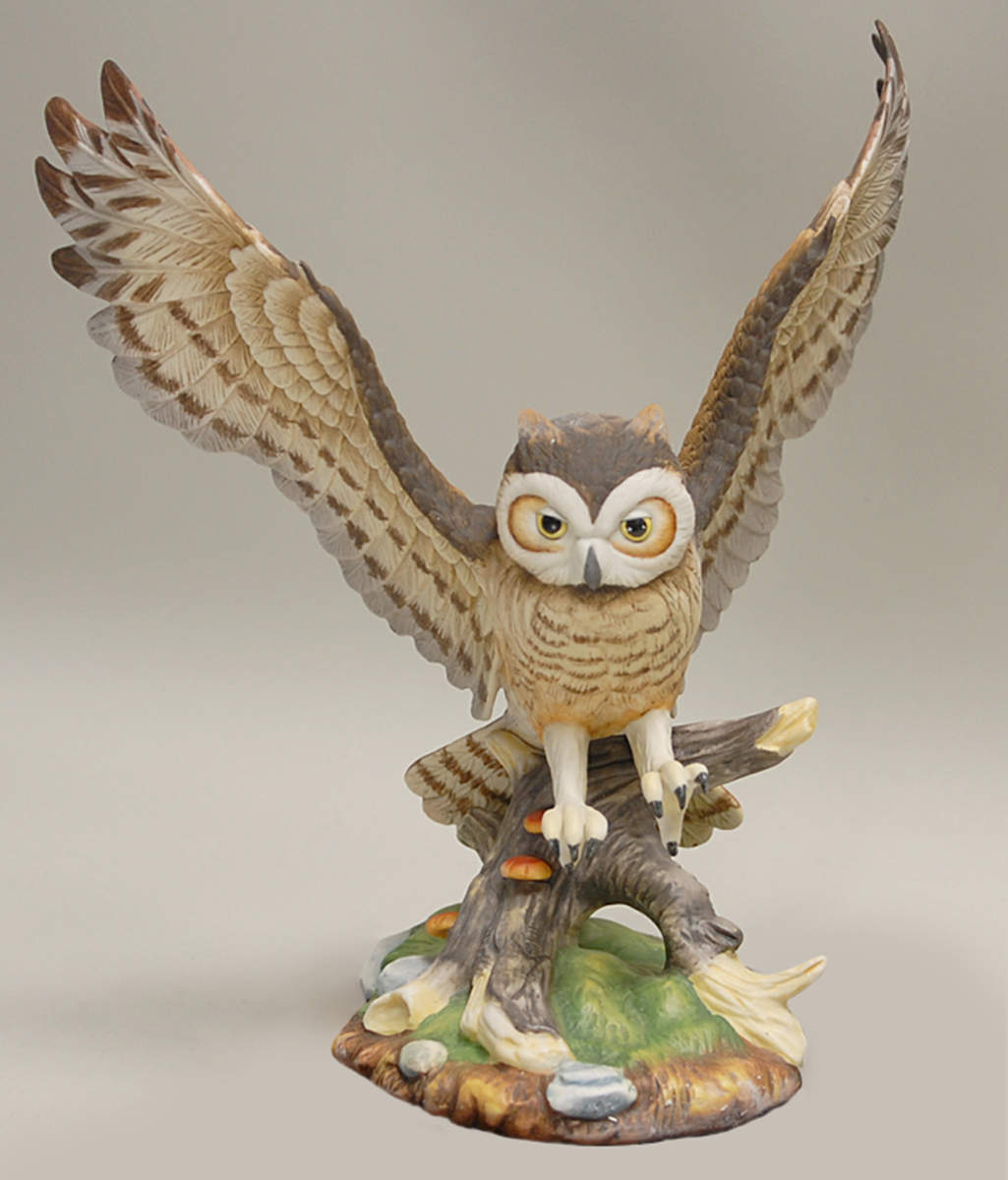 Sadek Bird Figurines Great Horned Owl - Boxed by Sadek-1