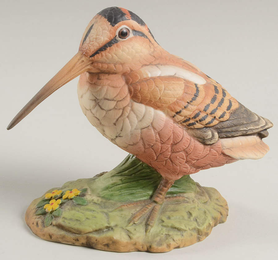 Sadek Bird Figurines Woodcock - Bx440 With Box by Sadek-1
