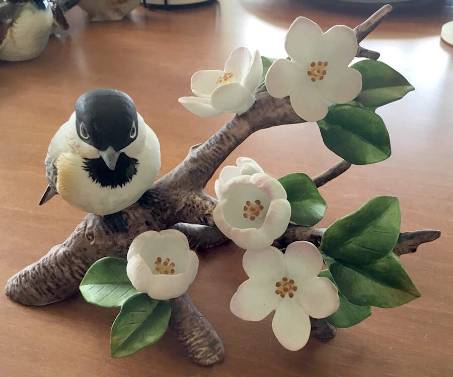 Sadek Bird Figurines Chickadee - Boxed by Sadek-1