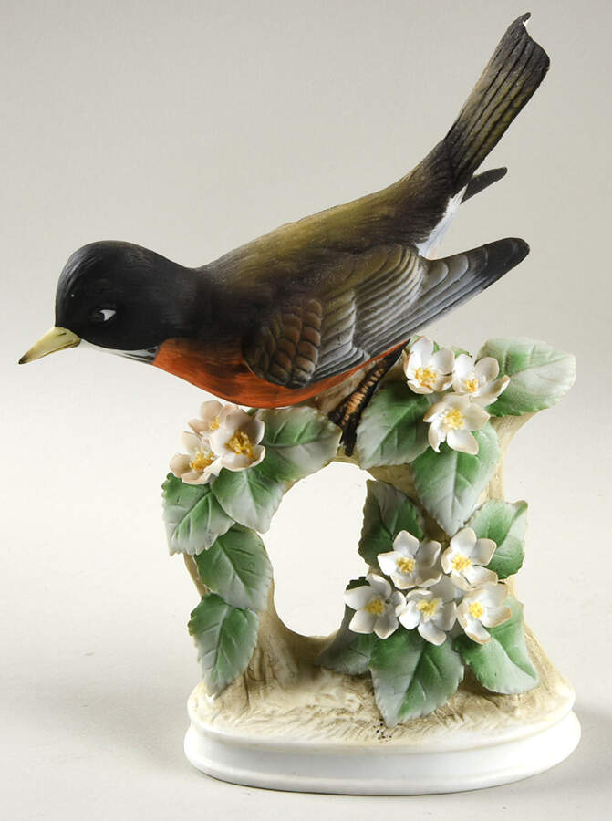 Sadek Bird Figurines Robin - No Box by Sadek-1