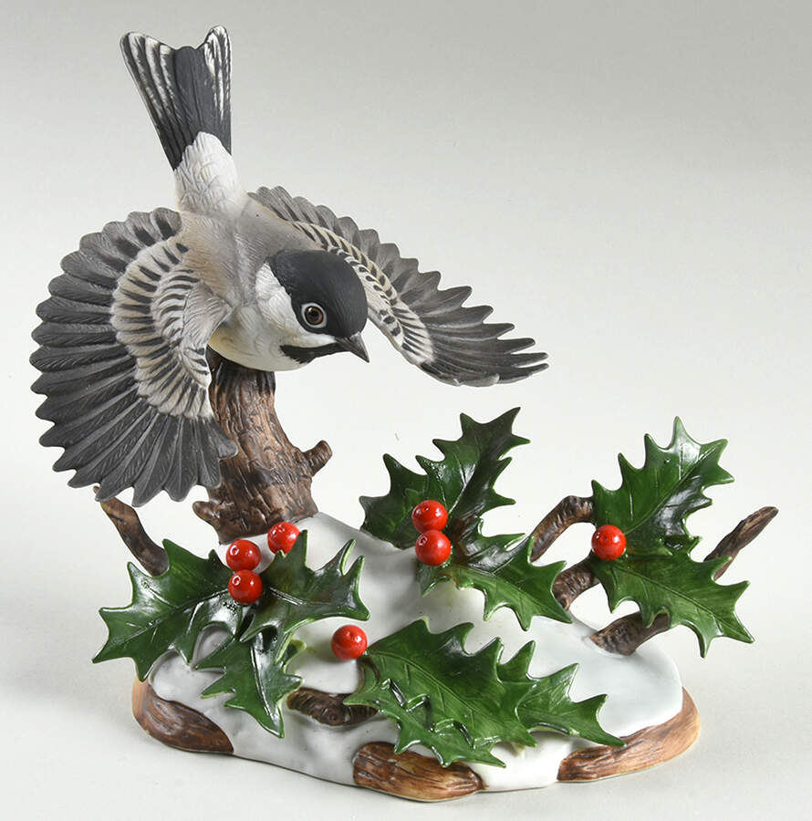 Sadek Bird Figurines Chickadee - With Box Bx341 by Sadek-1