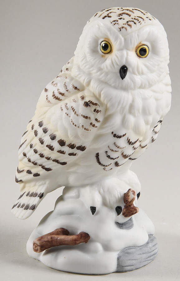 Sadek Bird Figurines Snowy Owl - Boxed by Sadek-1